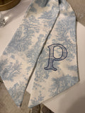 Classic Toile Blue Sash